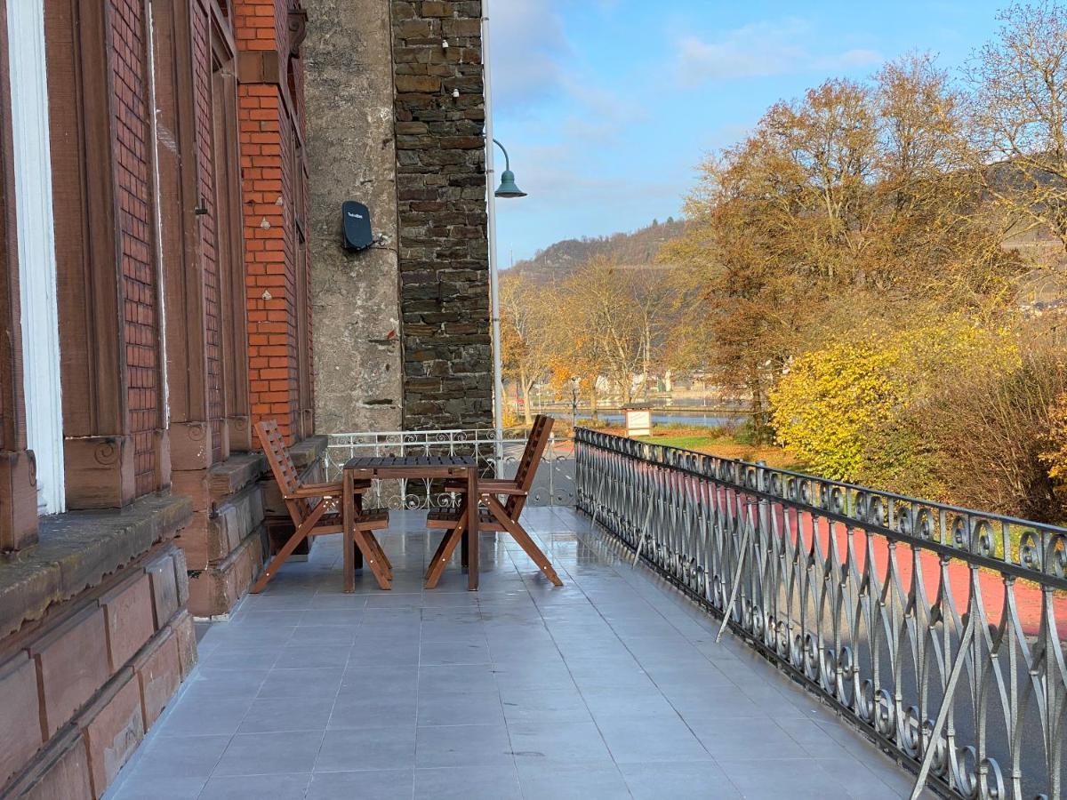 Direkter Moselblick 126M² Grosser Altbau Und Terrasse Sankt Aldegund Buitenkant foto